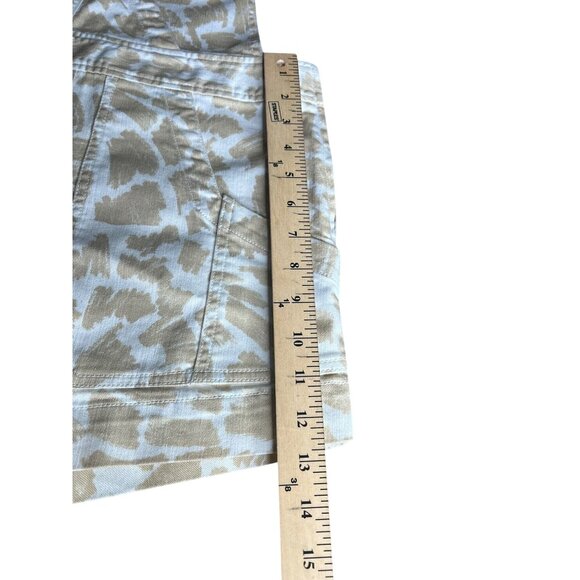 Anthropologie Maeve Gardeners Apron Shortalls Romper Neutral Women Size 6 - Picture 12 of 16